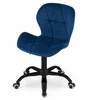 Valora NOTO Drehstuhl Samt Marineblau | Drehstuhl mit Produktbild-Vorschau 5