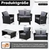 MeXo von GLP HOME Balkonset Polyrattan Balkongarnitur Produktbild-Vorschau 2