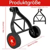 Stützrad für rasentrimmer, verstellbare räder für Produktbild-Vorschau 7