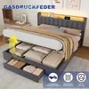 MODFU, letto idraulico imbottito, 180 x 200 cm, letto Anteprima dell’immagine prodotto 4