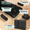 Skládací dřevěné masážní lehátko, 3 zóny, 10 cm čalounění Náhled obrázku produktu 4