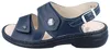 FINN COMFORT Milos Damen Sandalen blau atlantic Glattleder Produktbild-Vorschau 2