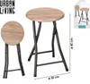 Urban Living Falthocker Faltstuhl Küchenhocker Hocker Produktbild-Vorschau 2