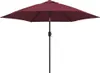 A burgundy patio umbrella is shown against a white background. Produktbild-Vorschau