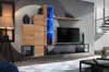 Étagère murale 180 cm SWITCH – Coloris chêne wotan – Design Voir les images du produit 3