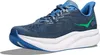 A single blue Hoka running shoe is shown from a side-angle on a white background. Produktbild-Vorschau