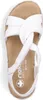 Rieker Damen Sandalen Keilsandaletten Modeschuhe weiß 38 Produktbild-Vorschau 29