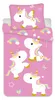 Unicorn Bettwäsche Einhorn-Motiv Bettbezug 135x200 cm + Produktbild-Vorschau 1