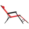 Klappbarer Gartenliege Zero Gravity Rot – Relaxliege Produktbild-Vorschau 2