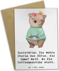 Mr. & Mrs. Panda Grußkarte Sekretärin Chef - Weiß - Produktbild-Vorschau 1