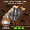 Fotbalový stůl COSTWAY, fotbalový stůl včetně 2 míčů a LED Náhled obrázku produktu 7
