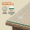 CASARIA® Polyrattan Beistelltisch 50x50x45cm Produktbild-Vorschau 5
