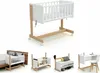 AT4  Weige Babybett Beistellbett Holz mit Matratze und Produktbild-Vorschau 1