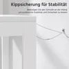 Yaheetech Badezimmerschrank, schmaler Hochschrank, 3 Produktbild-Vorschau 6