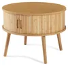Comodino "Nordkapp" con 2 ante scorrevoli, 45 x Ø60 cm, MDF Anteprima dell’immagine prodotto 4