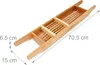 relaxdays Badewannenablage 69 x 14 cm Bambus Produktbild-Vorschau 4