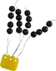 FTM New Generation Gummiperlen 5mm schwarz - 16 Perlen Produktbild-Vorschau 3