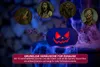 Halloween-spookdoos, pompoenfiguur, met enge geluiden, rode Productafbeelding-voorbeeld 2