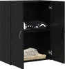 Desgin Büroschrank Schwarze Eiche 60x32x77.5 cm Produktbild-Vorschau 3