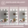 HOMCOM Hollywood Spiegel mit Beleuchtung, Schminkspiegel Produktbild-Vorschau 7