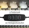 LUMILED LED 8W Lampada da scrivania nera Lampada Anteprima dell’immagine prodotto 8