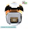 A top-down view of a vacuum cleaner bag compartment with a vacuum bag inside. Produktbild-Vorschau