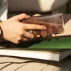 Echtleder Crazy Horse Leder Reisen Geschenk Münztasche Produktbild-Vorschau 9