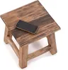 Fusshocker PALO | 27x26cm (HxB), rustikaler Holzhocker Produktbild-Vorschau 9