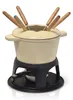 osoltus Fondue Käsefondue Gusseisen 16cm Creme Emaille Produktbild-Vorschau 1