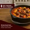 GUSSKÖNIG Dutch Oven Set [4.5L] ohne Füßen - Eingebrannter Produktbild-Vorschau 4