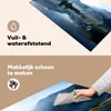 KitchenYeah© Herdabdeckplatte Spiegelung von Nebel, Bäumen Produktbild-Vorschau 2