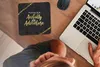 MuchoWow® Mauspad Mousepad Zitate - Abenteuer - Gold - Produktbild-Vorschau 2