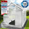 BRAST Gewächshaus Aluminium mit Fundament | 190x190x195cm Produktbild-Vorschau 1