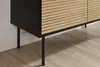 SalesFever Highboard | 4 Türen, 1 offenes Fach | MDF Eiche Produktbild-Vorschau 11