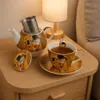 Set di due tazze in porcellana da 300 ml con teiera in Anteprima dell’immagine prodotto 2