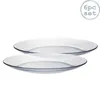 Duralex 3009 AF06 Lys 6 piatti in vetro trasparente 28 cm Anteprima dell’immagine prodotto 1