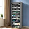 ModernHome Stoff Kleiderschrank mit Regalen für Kleidung Produktbild-Vorschau 9