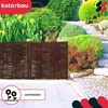 KOTARBAU® Wiklinowe obrzeze rabatowe 60 x 60 cm Wiklinowe Podgląd zdjęcia produktu 2