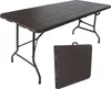 Buffettisch Klapptisch 180 x 75 cm Holzoptik klappbar Produktbild-Vorschau 8