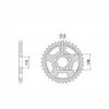 Kettensatz EK-Chain 525 MVXZ-2 für Honda CBR600F Modelljahr Produktbild-Vorschau 3