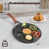 YASHE Pancake Pfanne Kinder mit Smiley, 7-Loch Antihaft Produktbild-Vorschau 6