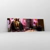 Bilder auf glas - Buddha Kerzen Religion - 90x30cm - Produktbild-Vorschau 4