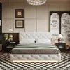 UnboxG Letto imbottito con LED, letto a molle idrauliche Anteprima dell’immagine prodotto 13