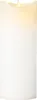 A white LED candle with a flickering flame. Produktbild-Vorschau