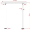 A technical drawing with dimensions of a handrail system. Produktbild-Vorschau