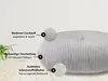 Cuscino da terra rotondo in velluto a coste | grigio | Ø 60 Anteprima dell’immagine prodotto 2