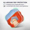 kwmobile In-Ear Kopfhörer Case für Apple Airpods 4 Hülle Produktbild-Vorschau 3