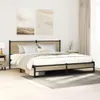 vidaXL Kovová postel bez matrace Sonoma dub 180x200 cm Náhled obrázku produktu 2