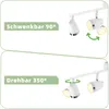 ZMH LED Deckenstrahler 16W Modern Weiß 4 Flammig Warmweiß Produktbild-Vorschau 2