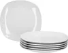 6er Set Speiseteller Lilli 250x250mm großer Menüteller Produktbild-Vorschau 1